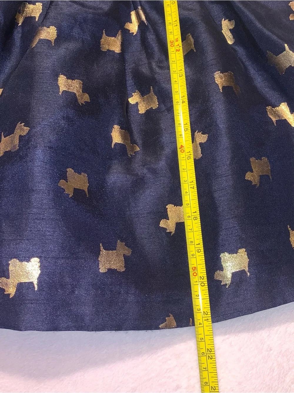 Gymboree navy satin